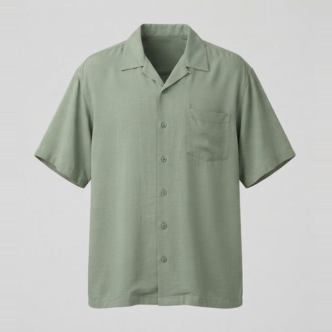 Short-body camp collar, 4XL, front view
