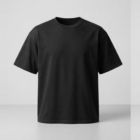 3XL chest, medium length tee, front view