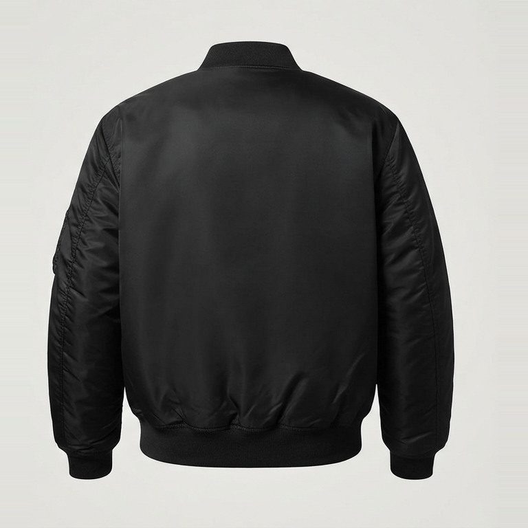 MA-1 bomber, 4XL chest, hip length, back view