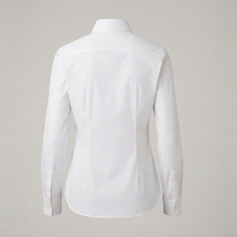 Shirt that closes, back view