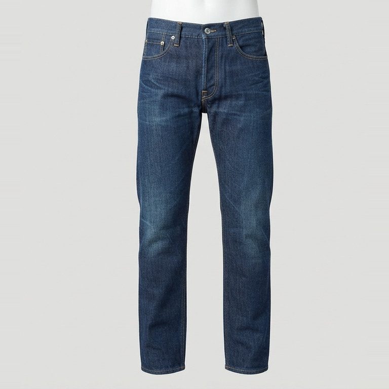 Straight jeans, 26-inch inseam, front view