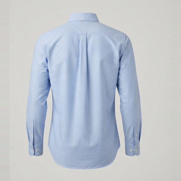 Oxford with a 37-inch sleeve, back view