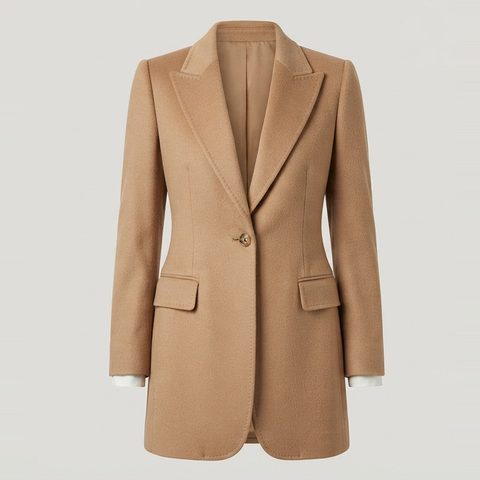 Blazer with a real torso, front view
