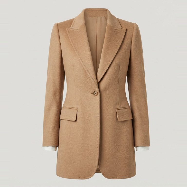Blazer with a real torso, front view