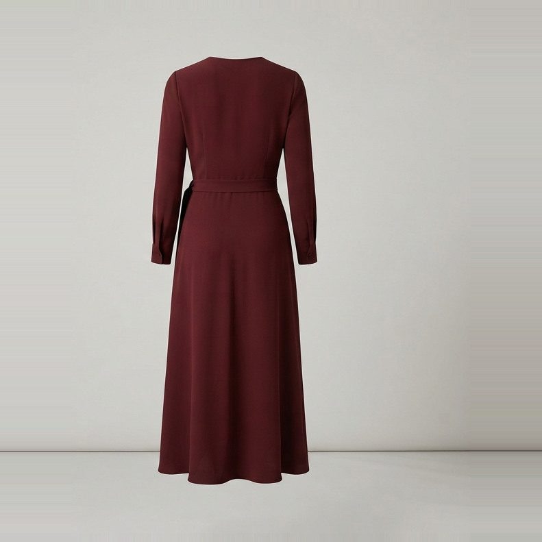 Wrap midi that stays midi, back view