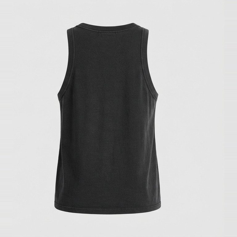 Tank that covers the binder edge, back view
